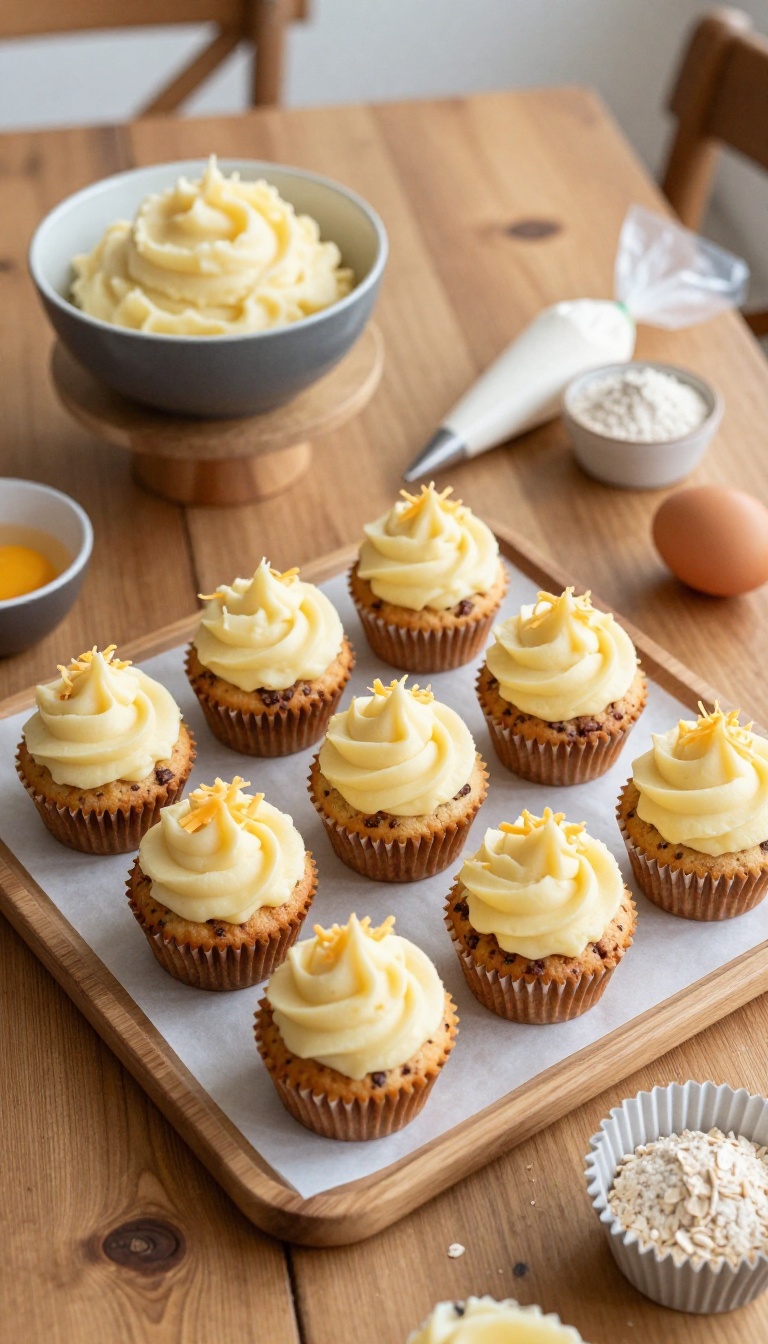 6. Beef & Cheese Cupcakes with Mashed Potato Topping