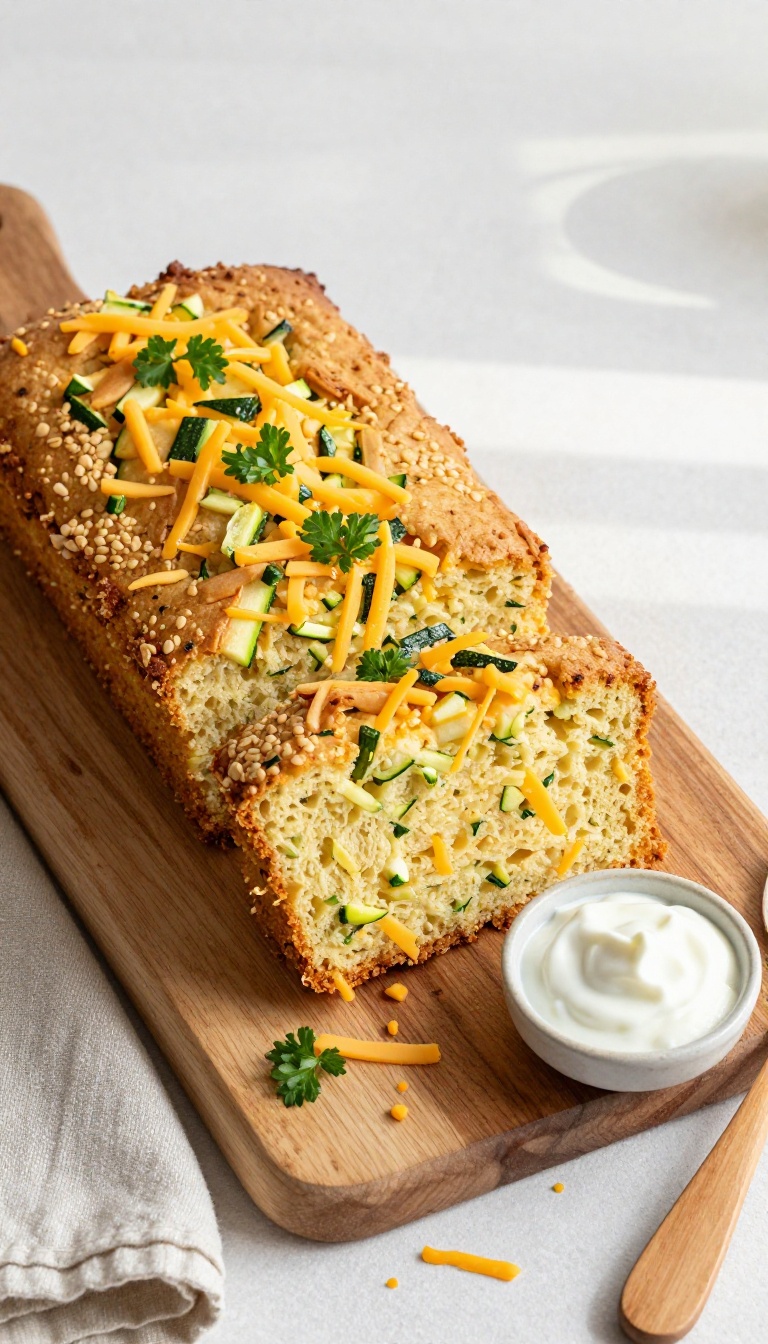 7. Zucchini and Cheese Dog Cake