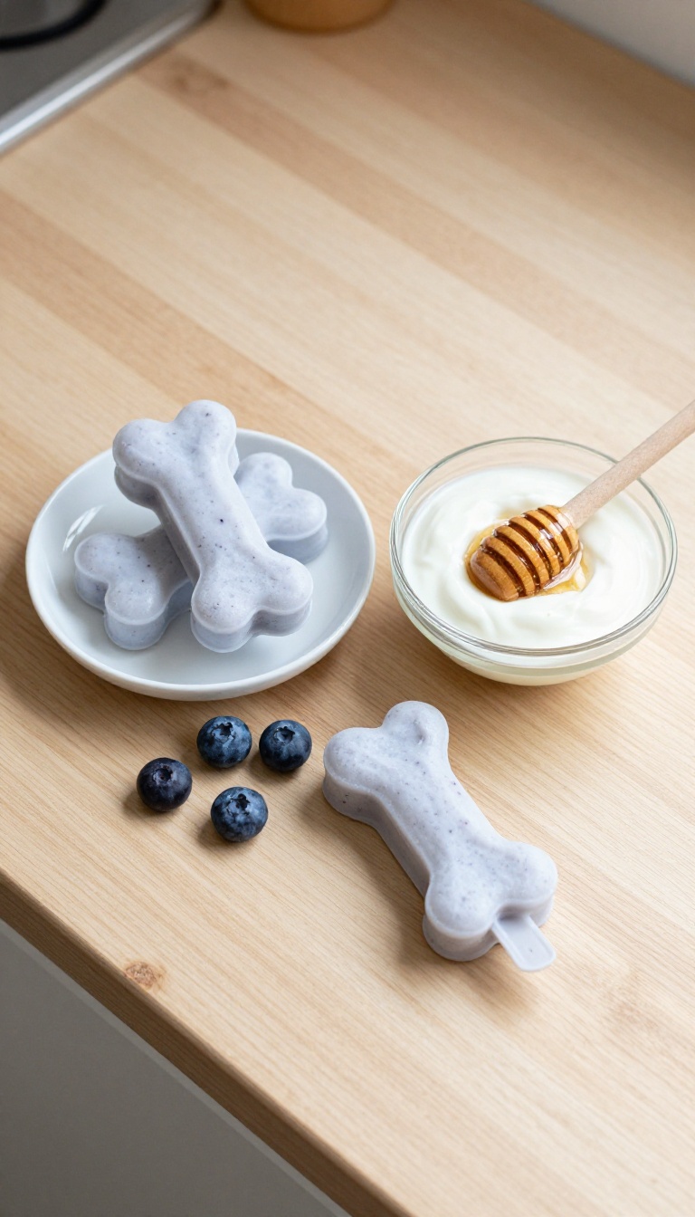 4. Frozen Yogurt & Berry Pops