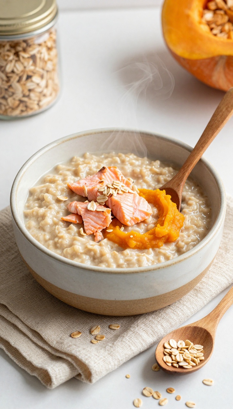 4. Salmon and Oatmeal Porridge