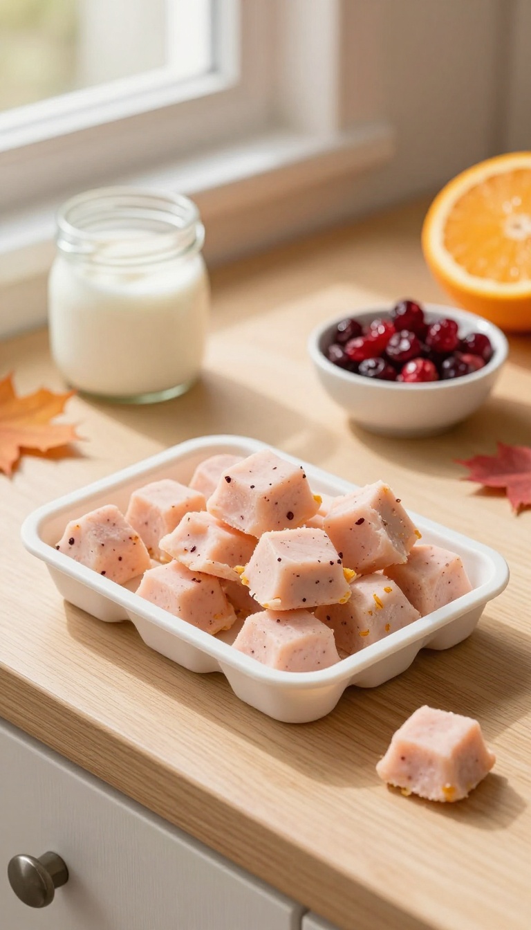 7. Cranberry and Orange Frozen Treats