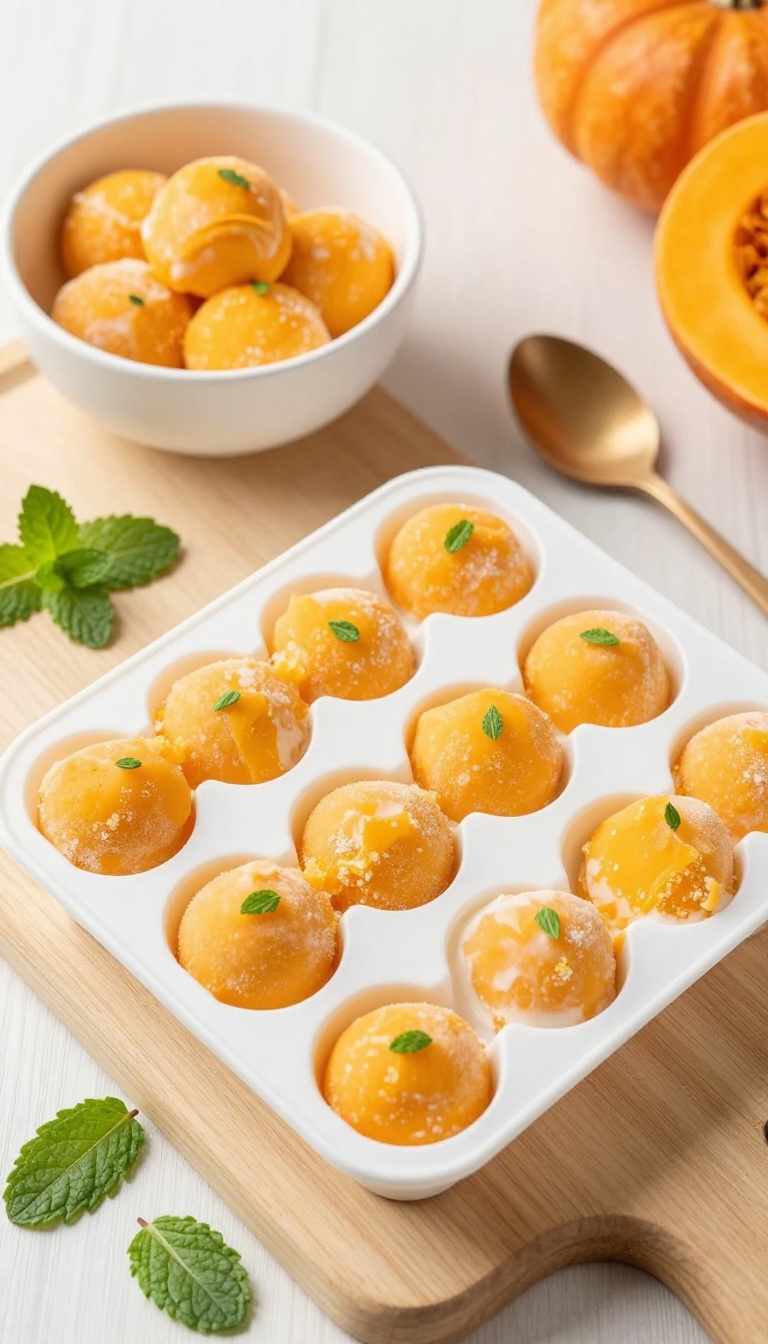 9. Pumpkin Mint Frozen Bites