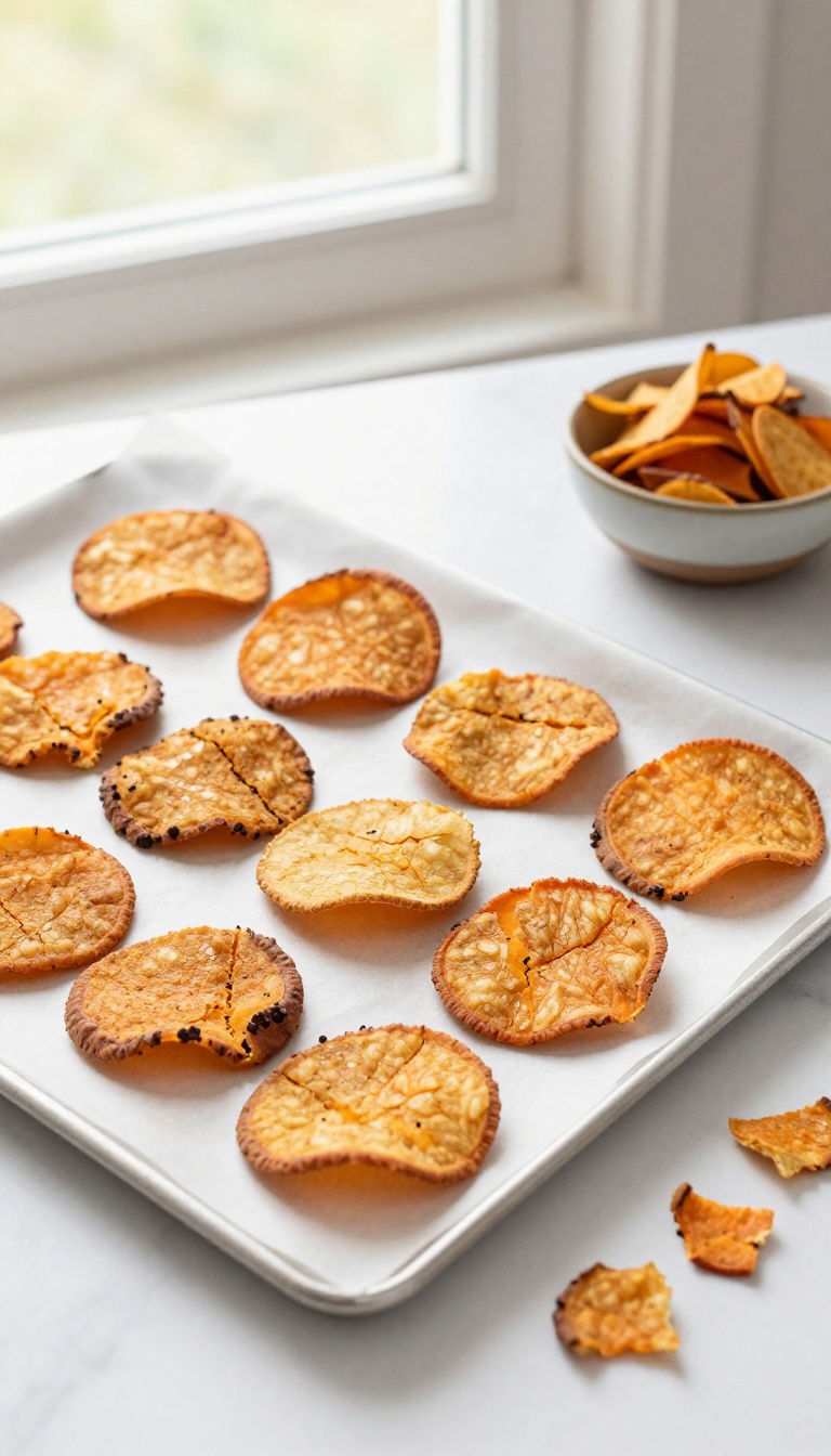 6. Sweet Potato and Apple Crunchy Chips