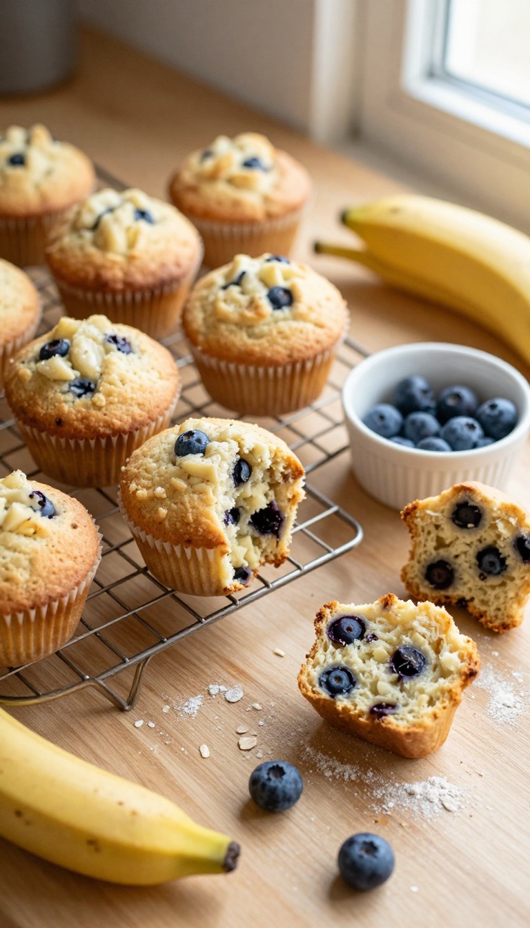 7. Banana Blueberry Muffin Bites