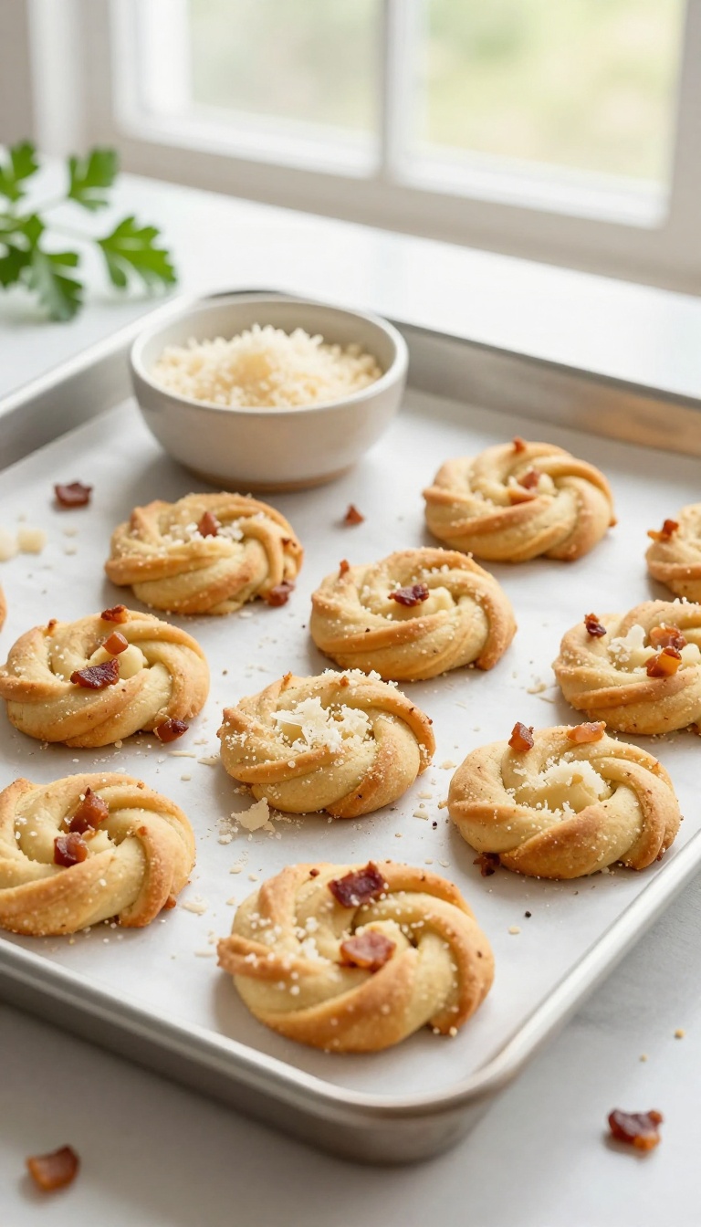 3. Bacon Parmesan Twists