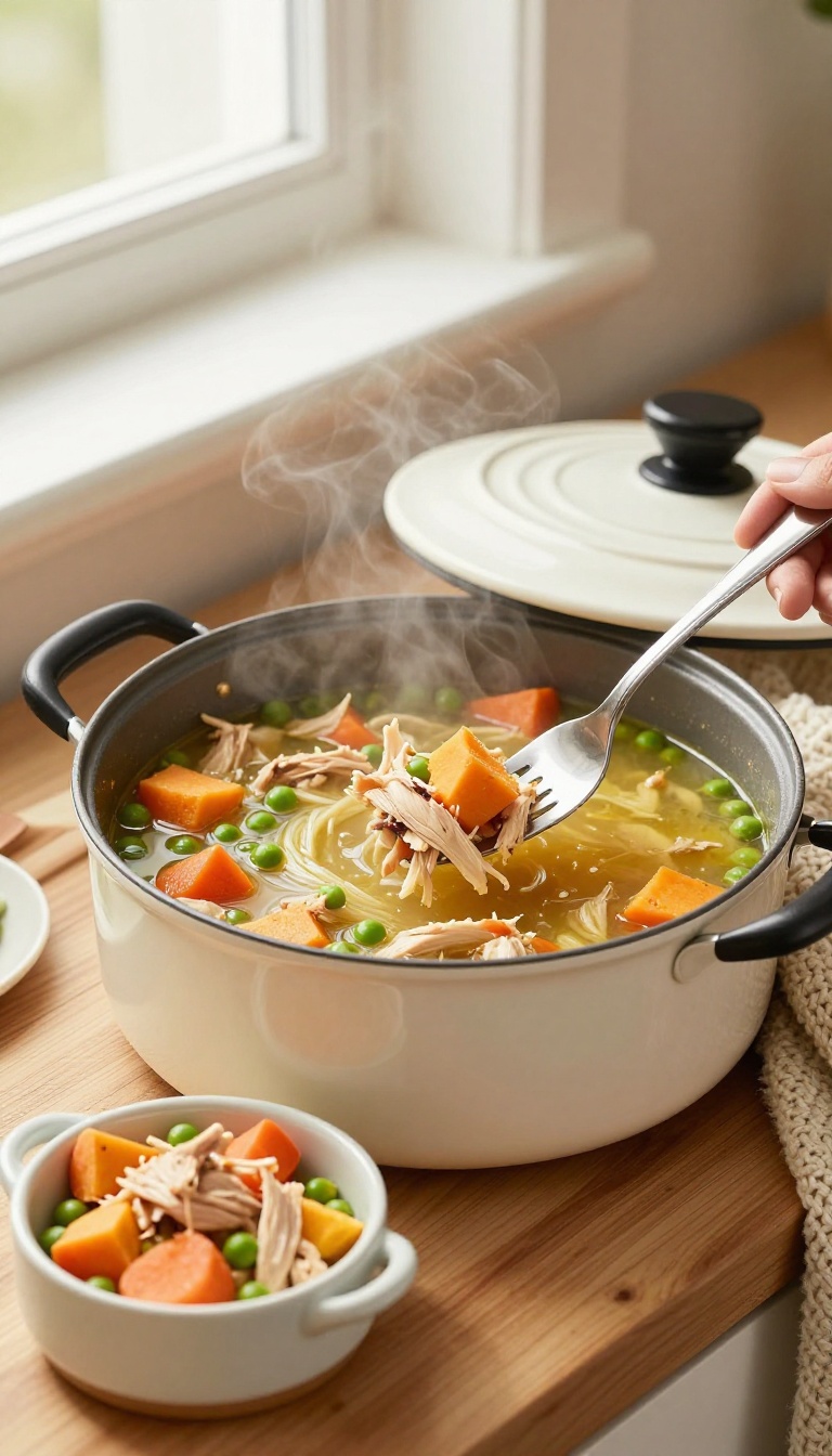 1. Slow-Cooked Chicken and Veggie Stew