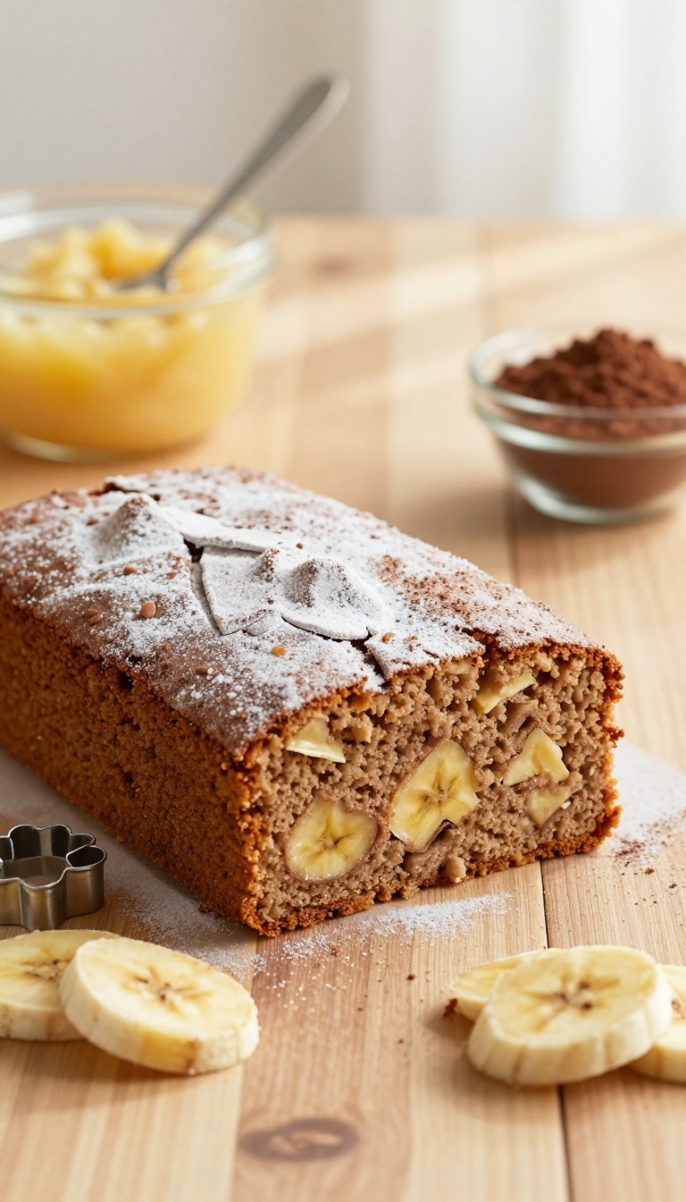2. Banana and Carob Dog Cake