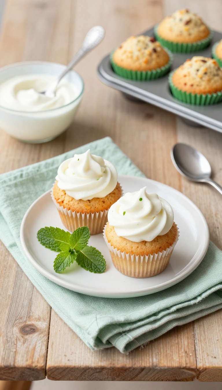 9. Minty Fresh Cupcakes