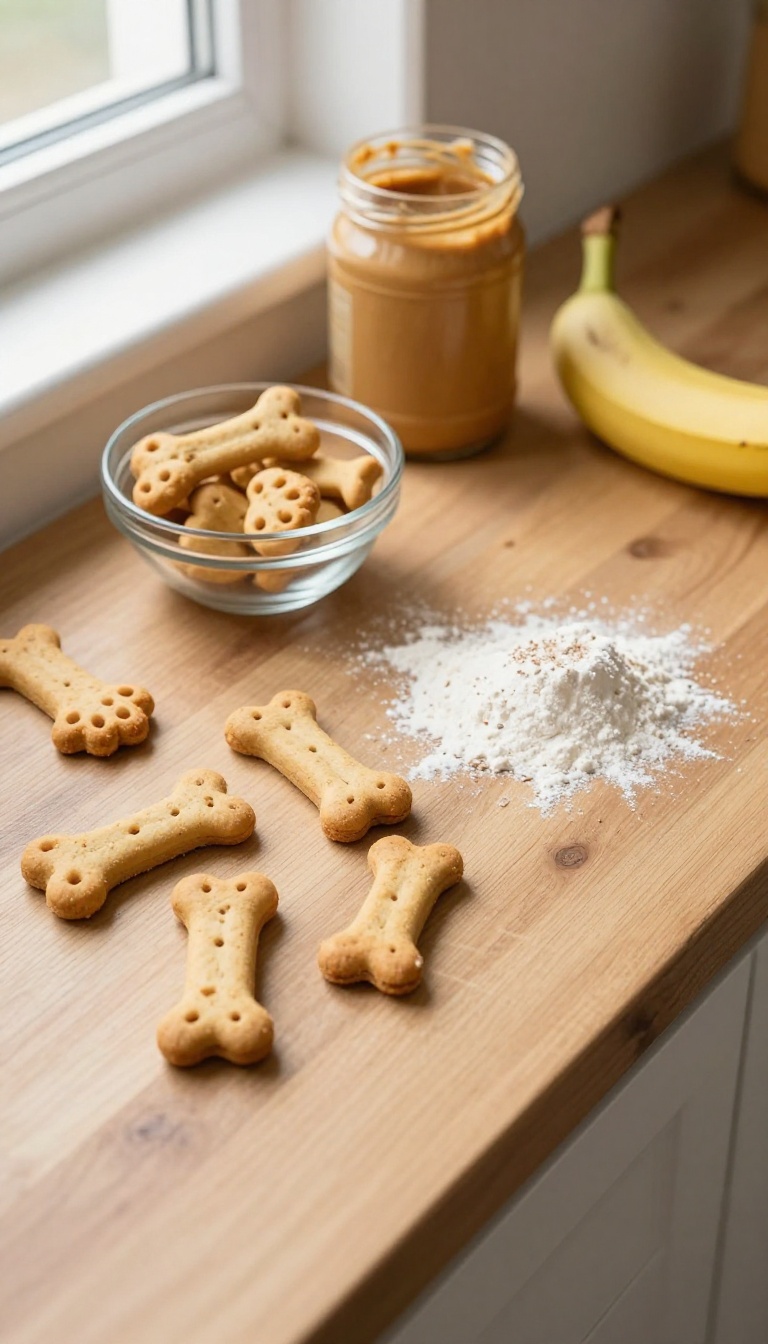 1. Peanut Butter & Banana Biscuits