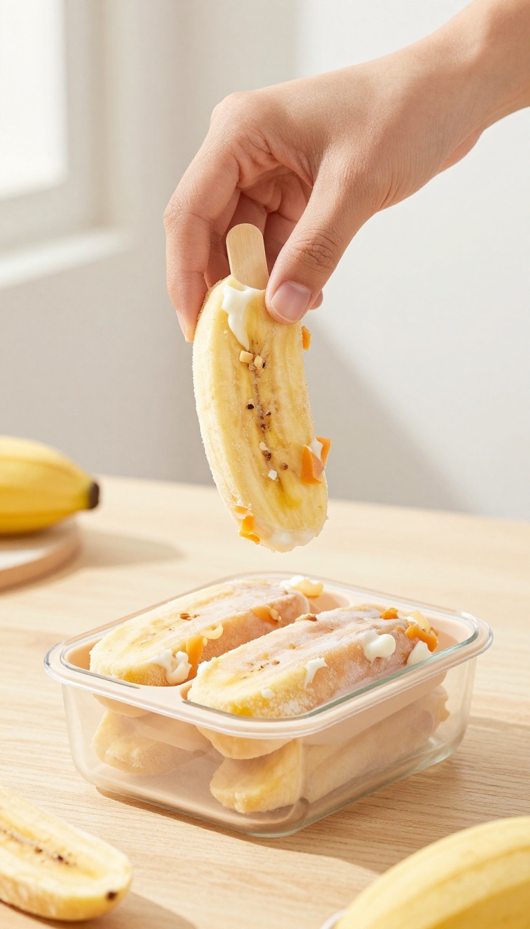 2. Frozen Banana Sweet Potato Pops