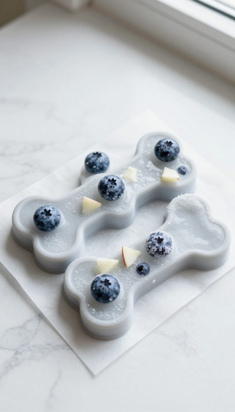10. Coconut Oil and Blueberry Frozen Treats