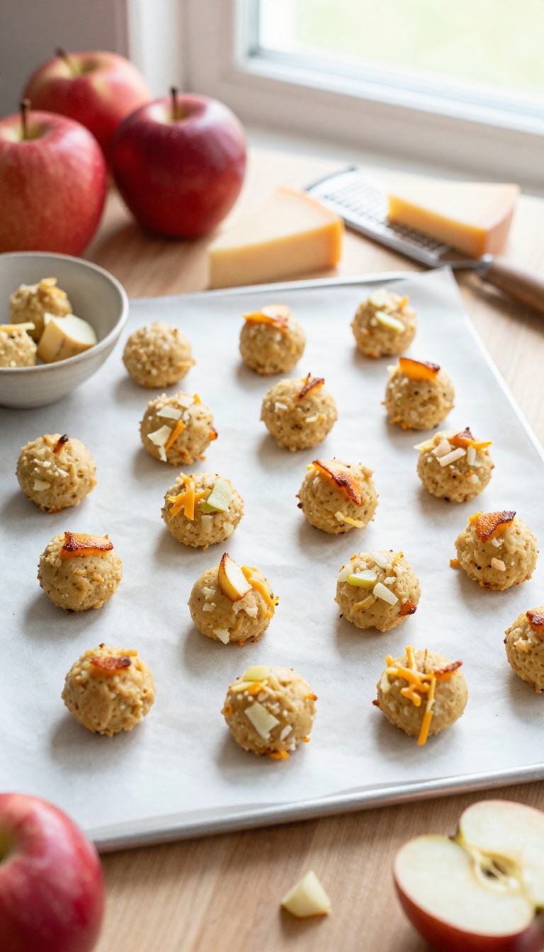 4. Apple & Cheddar Bites