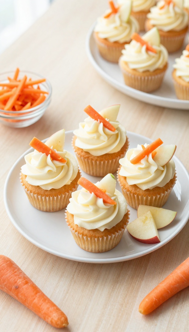 3. Apple Carrot Cupcakes