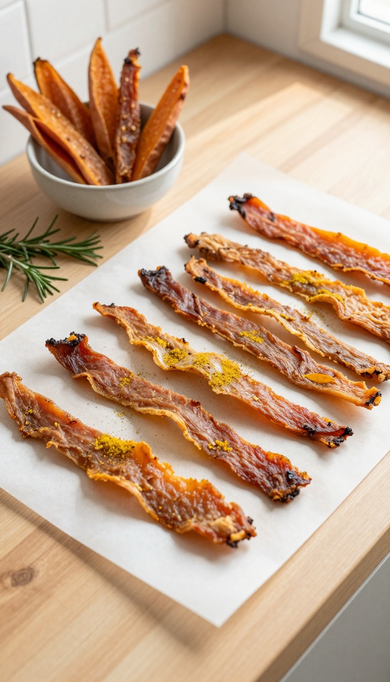 11. Baked Sweet Potato and Chicken Jerky