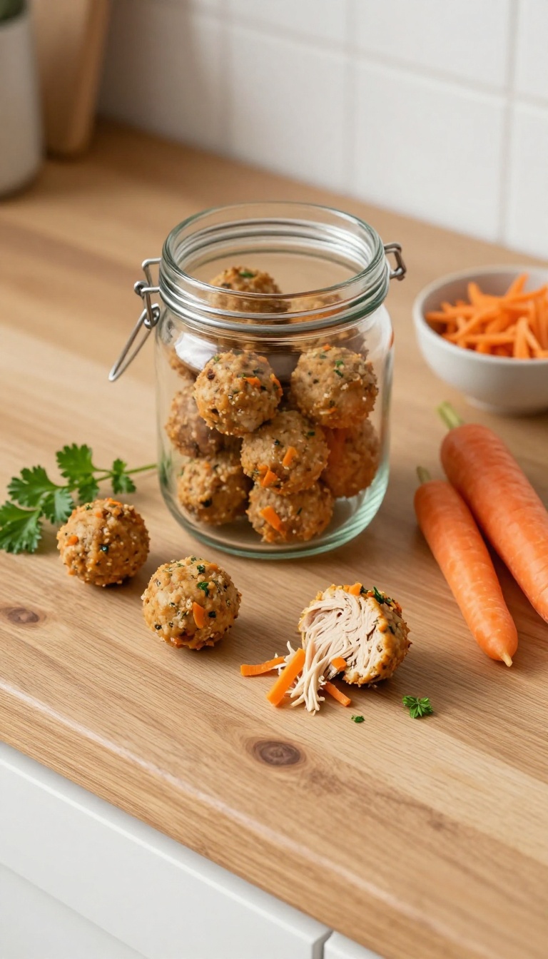 5. Ground Chicken and Carrot Bites