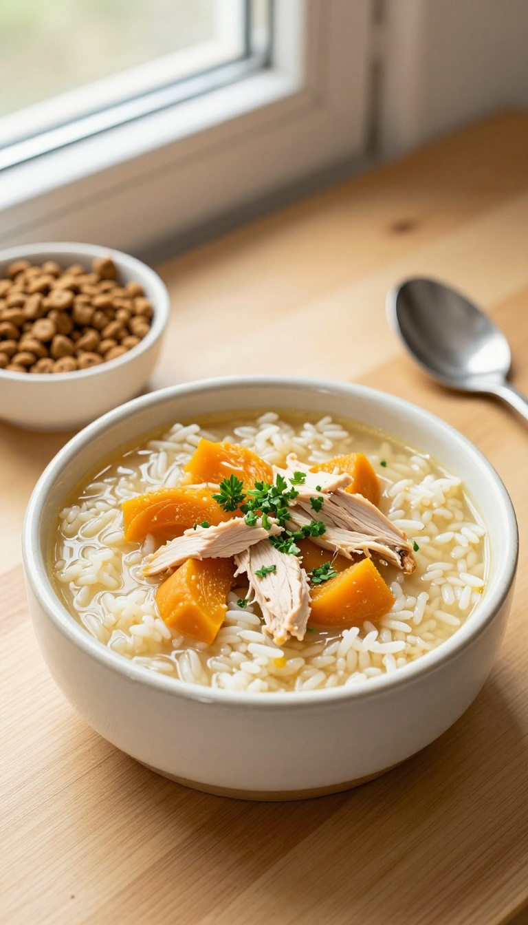 9. Pumpkin Chicken Rice Soup