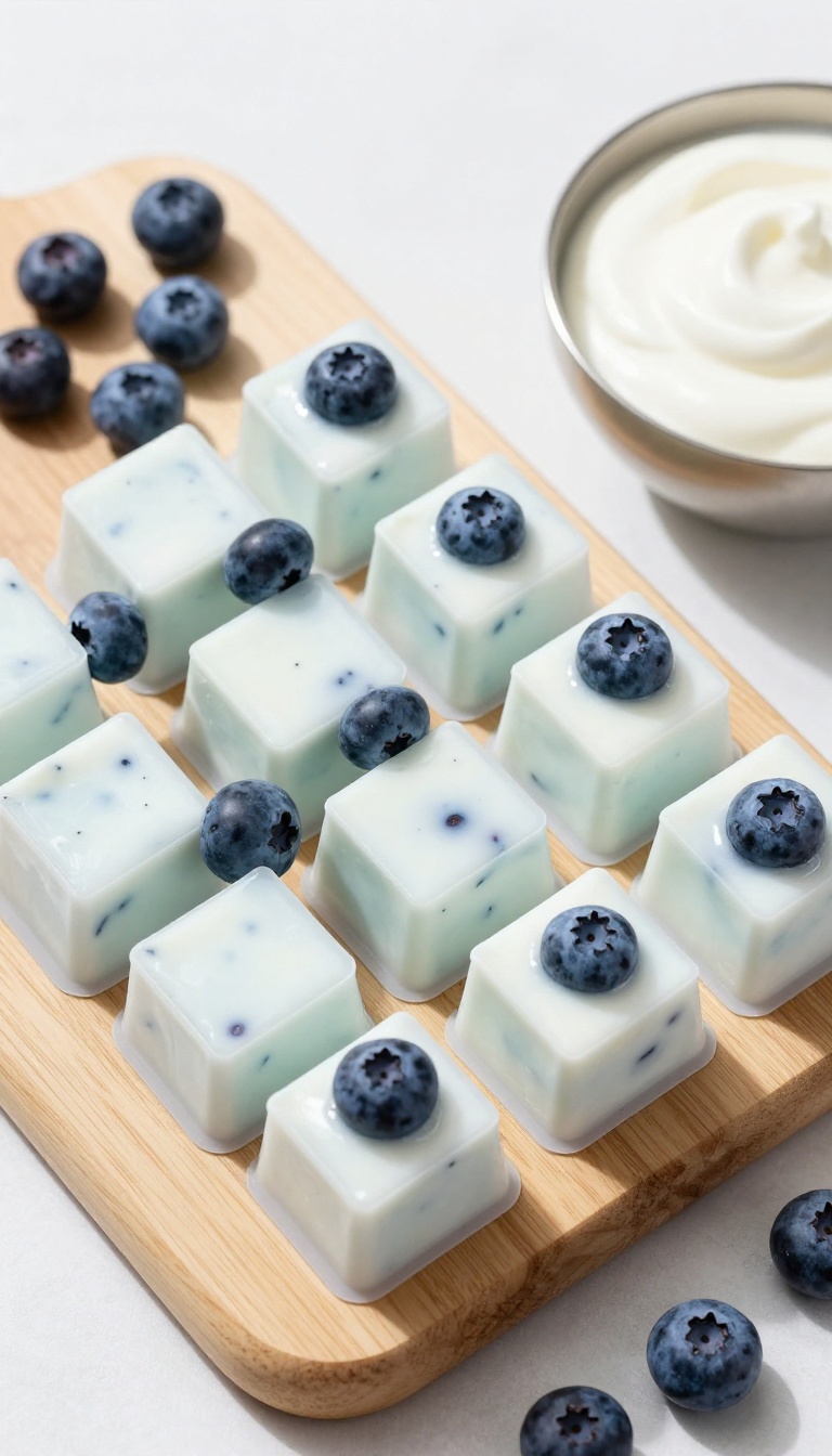 4. Frozen Yogurt & Berry Pops