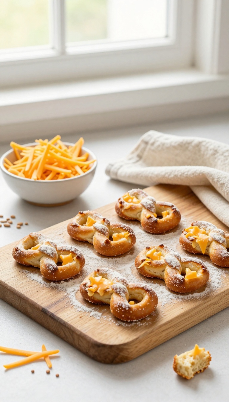 7. Cheesy Sourdough Pretzel Bites