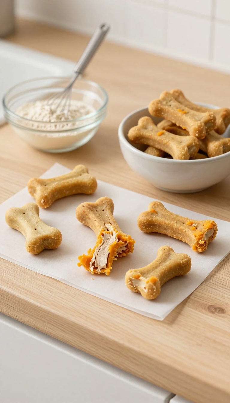 2. Chicken and Sweet Potato Chews