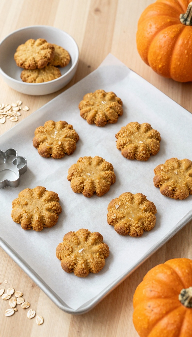 1. Classic Pumpkin Oat Crunch Cookies