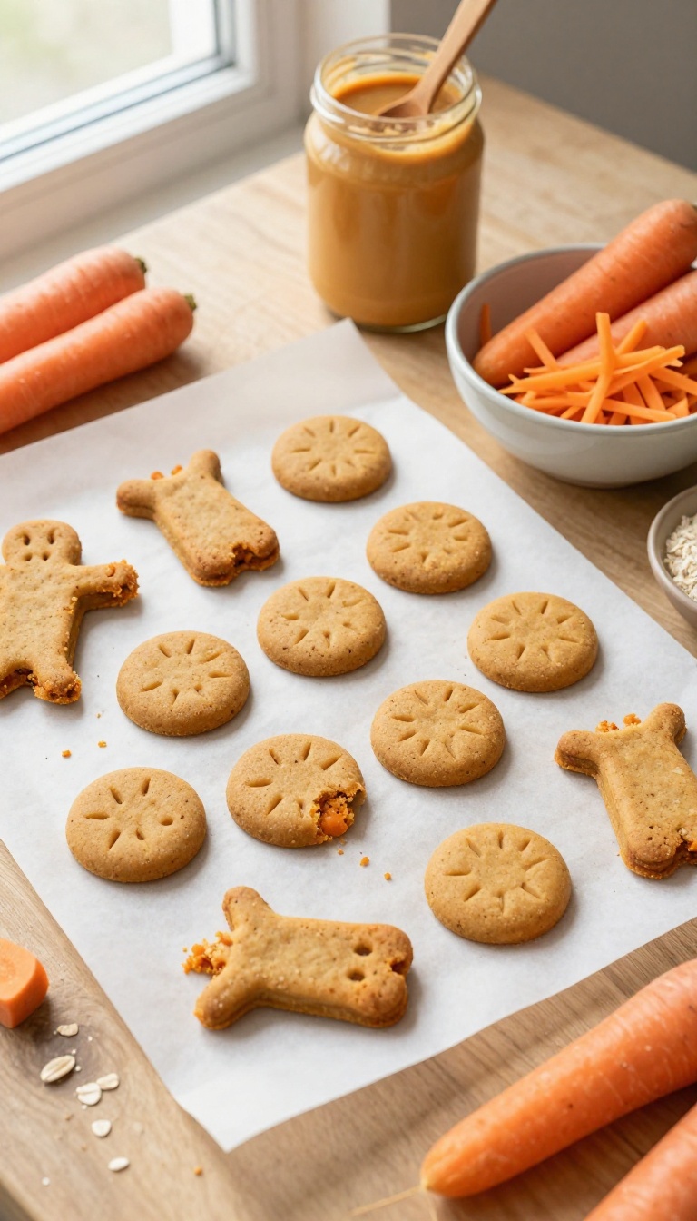 6. Carrot & Peanut Butter Crunchies