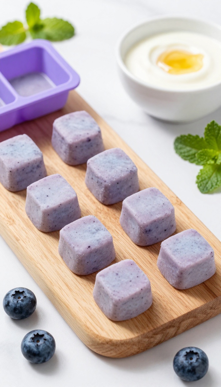 3. Frozen Blueberry & Yogurt Bites