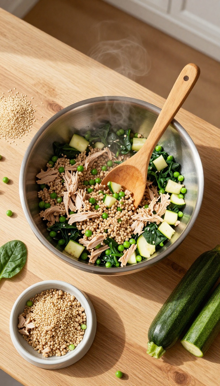 3. Turkey and Quinoa Veggie Medley