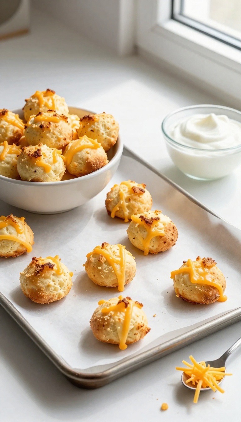 4. Cheesy Sourdough Puffs