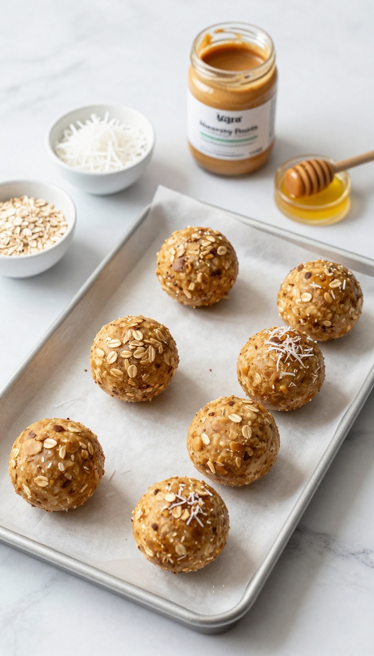 9. Coconut & Honey No-Bake Energy Balls