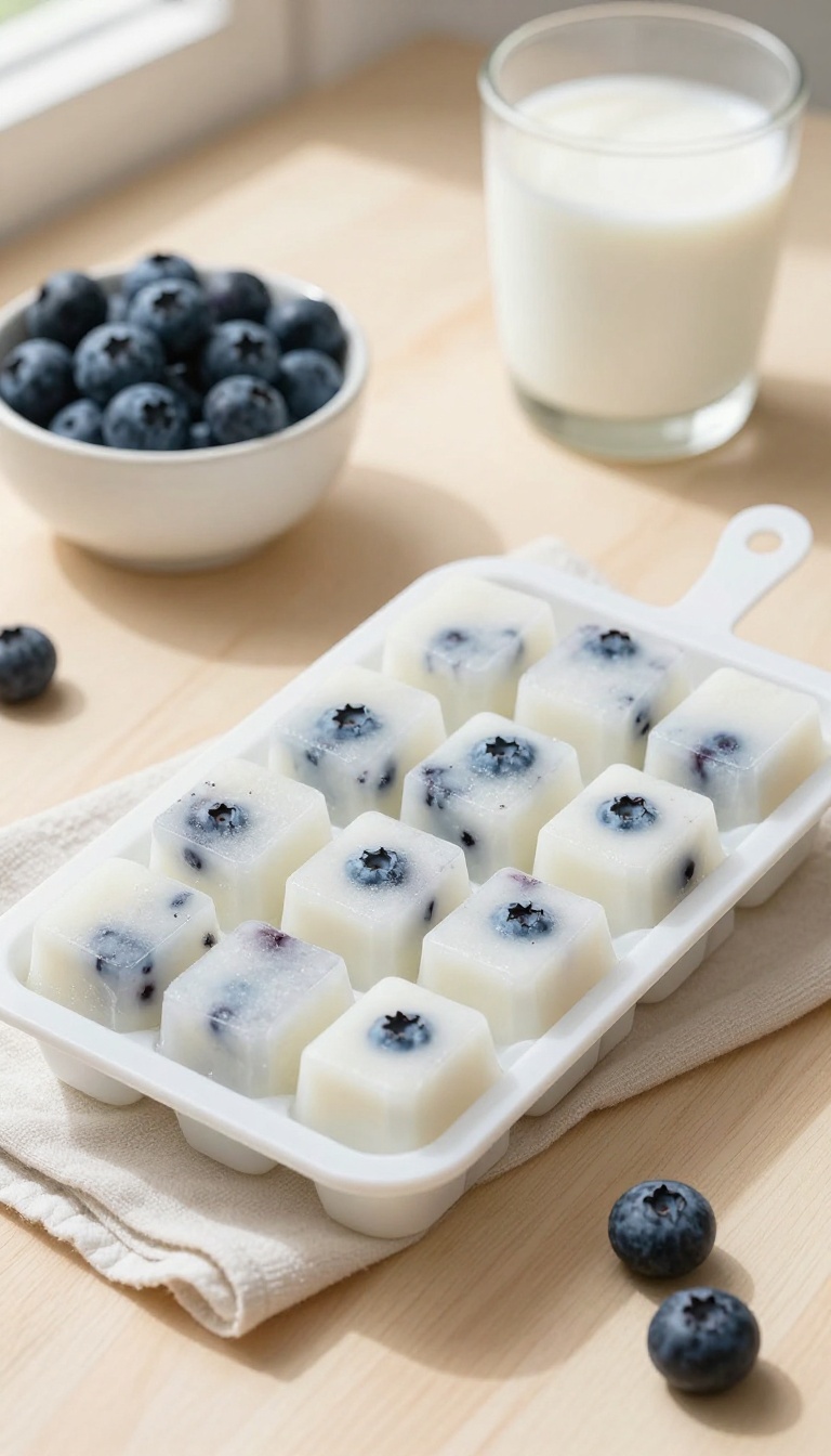 5. Coconut & Blueberry Frozen Pops