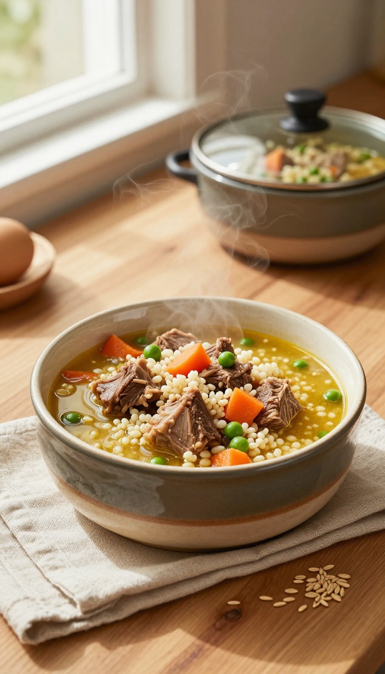 6. Lamb and Barley Slow Cooker Stew