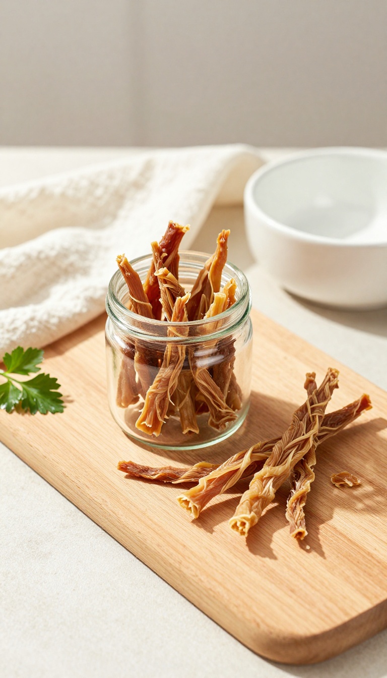 3. Bully Stick Alternative: Beef Tendon Twists