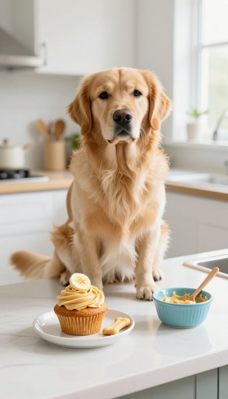 1. Peanut Butter & Banana Pupcake