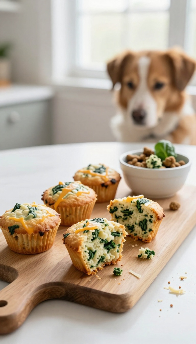 8. Spinach & Cheese Mini Muffins