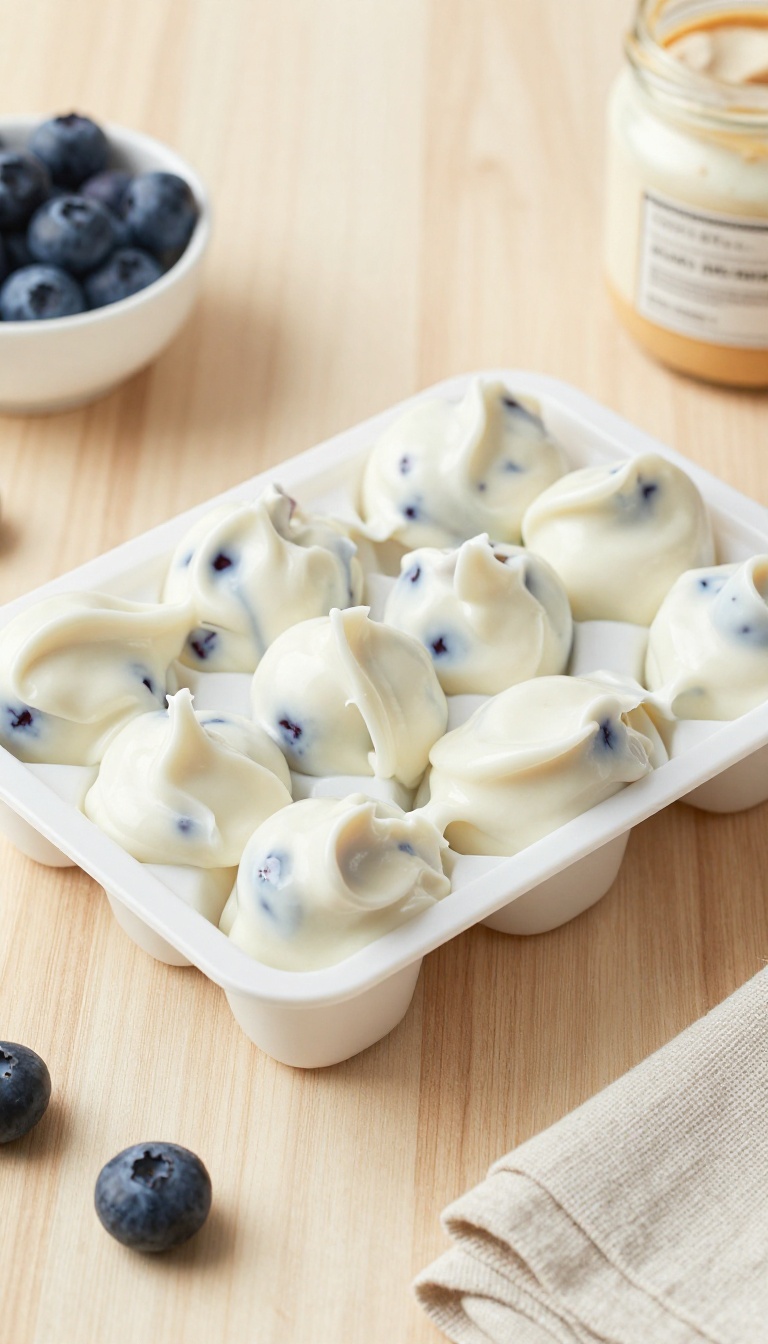 3. Blueberry Peanut Butter Frozen Pops