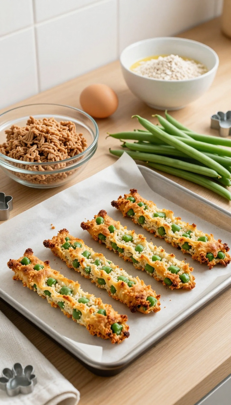 10. Green Bean & Turkey Crunchies