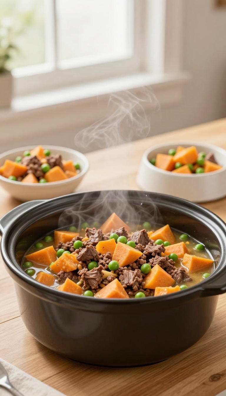 2. Beef and Sweet Potato Crockpot Hash