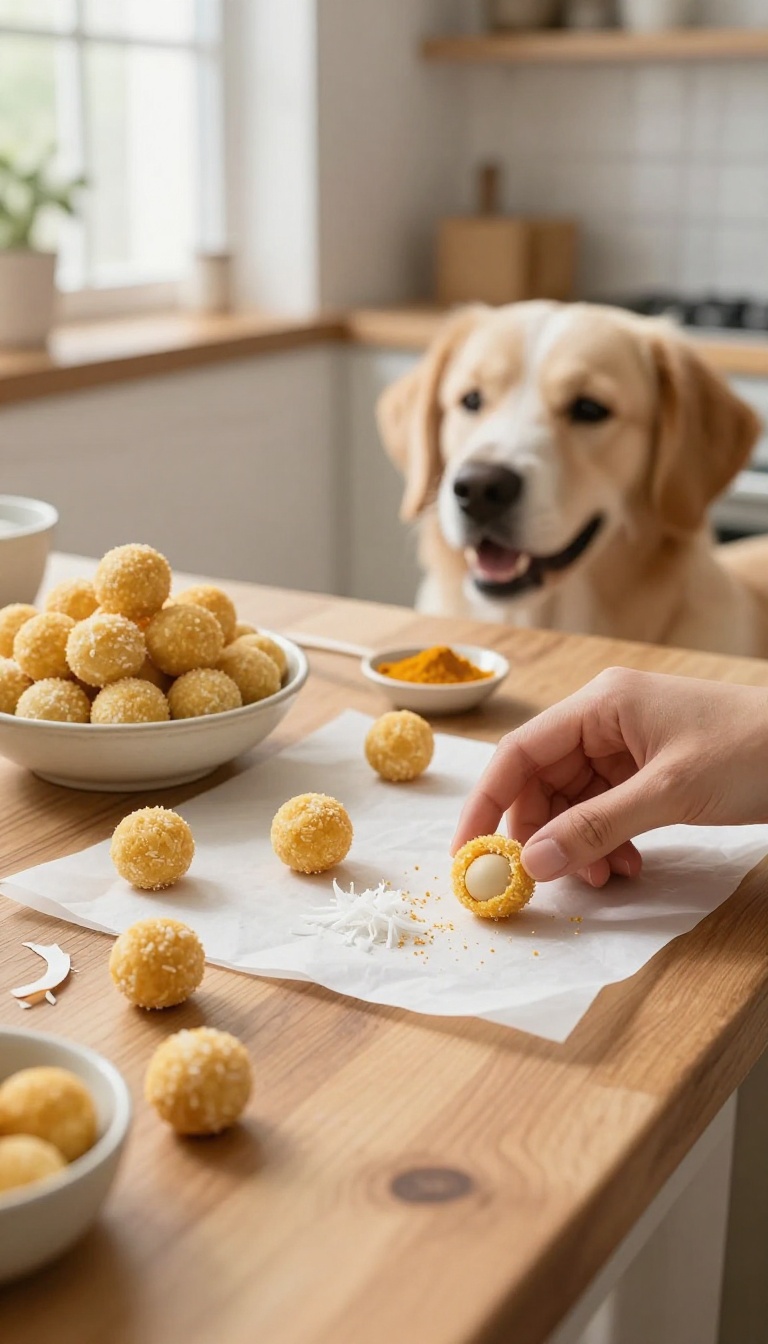 10. Coconut & Turmeric Training Balls