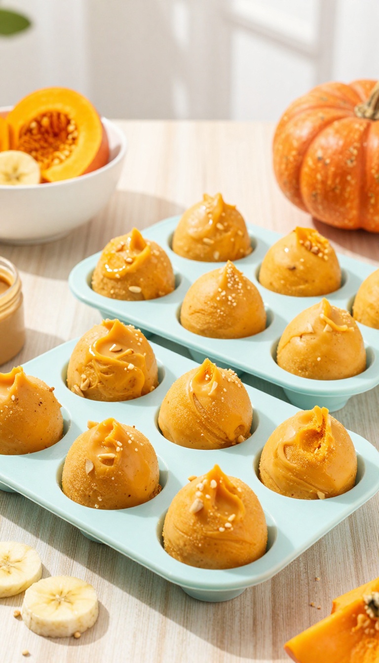 9. Pumpkin and Banana Frozen Pops
