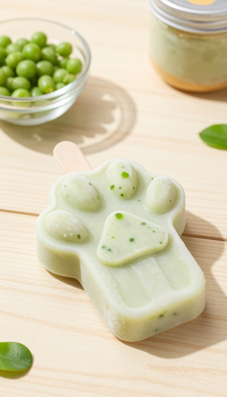 12. Frozen Green Bean and Peanut Butter Pops