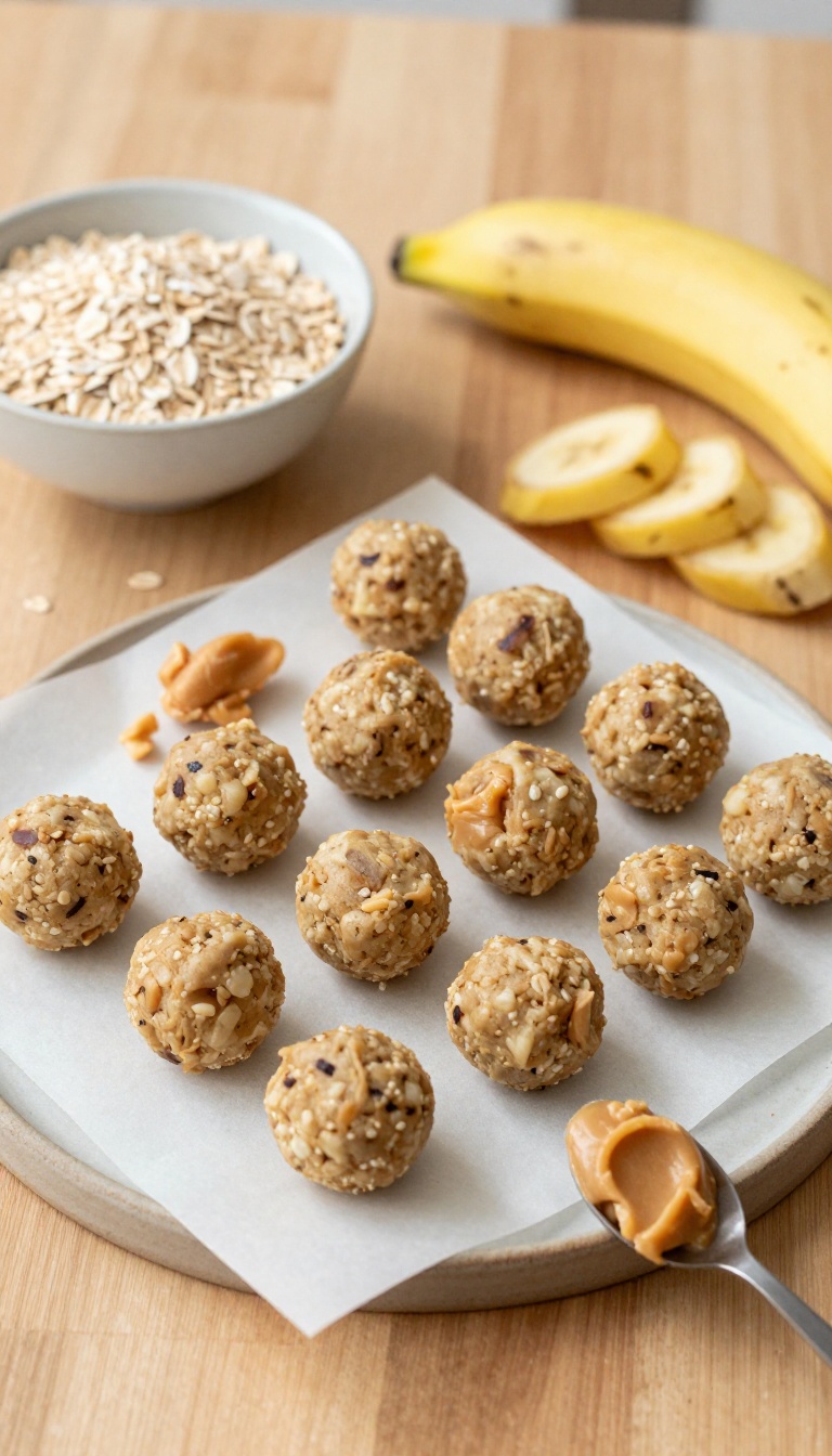 1. Peanut Butter & Banana Bites