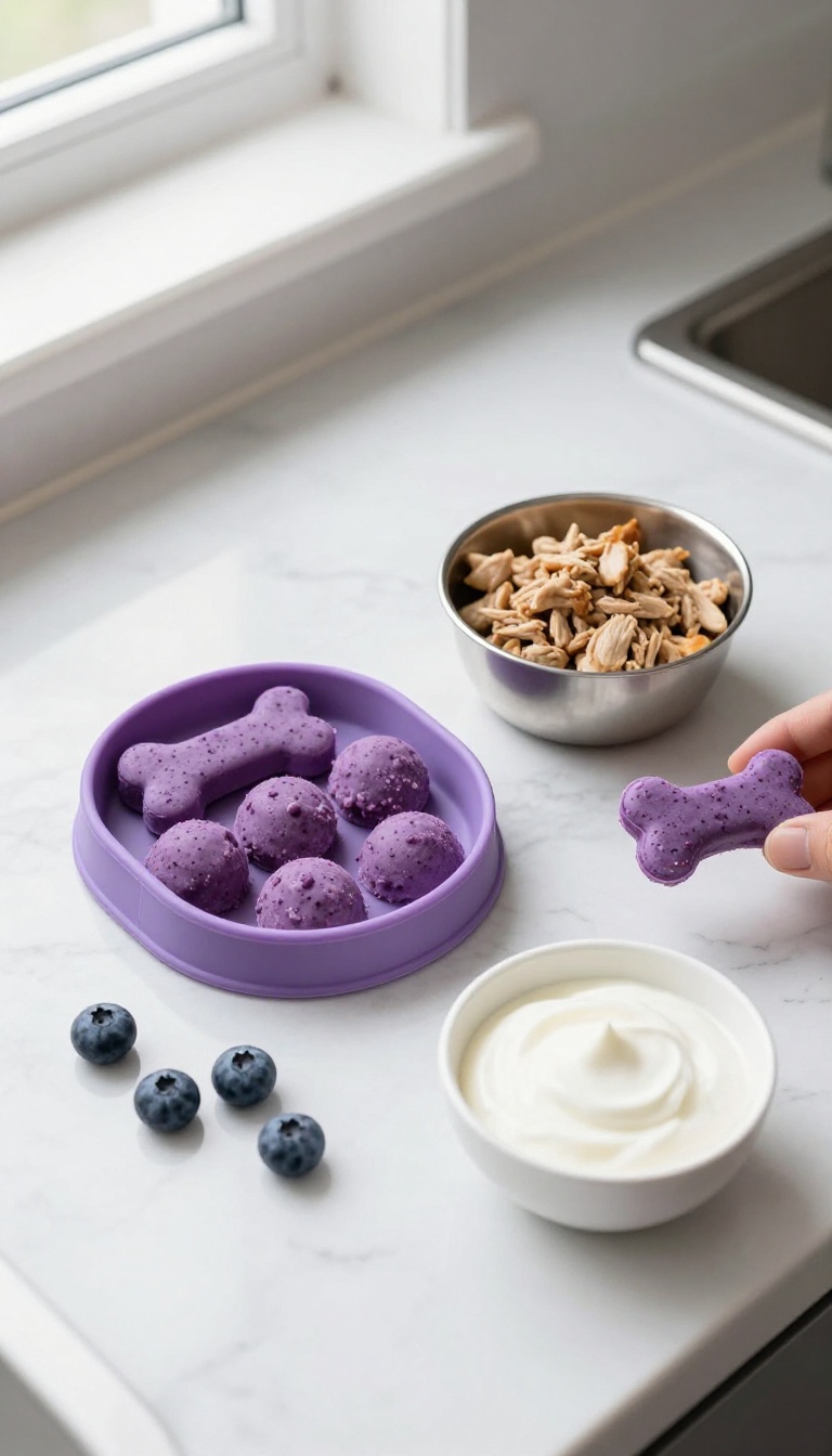 9. Ground Chicken and Blueberry Freezer Cups