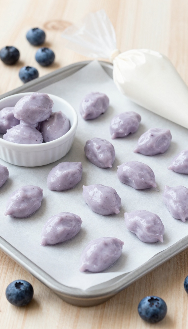 9. Blueberry Yogurt Drops