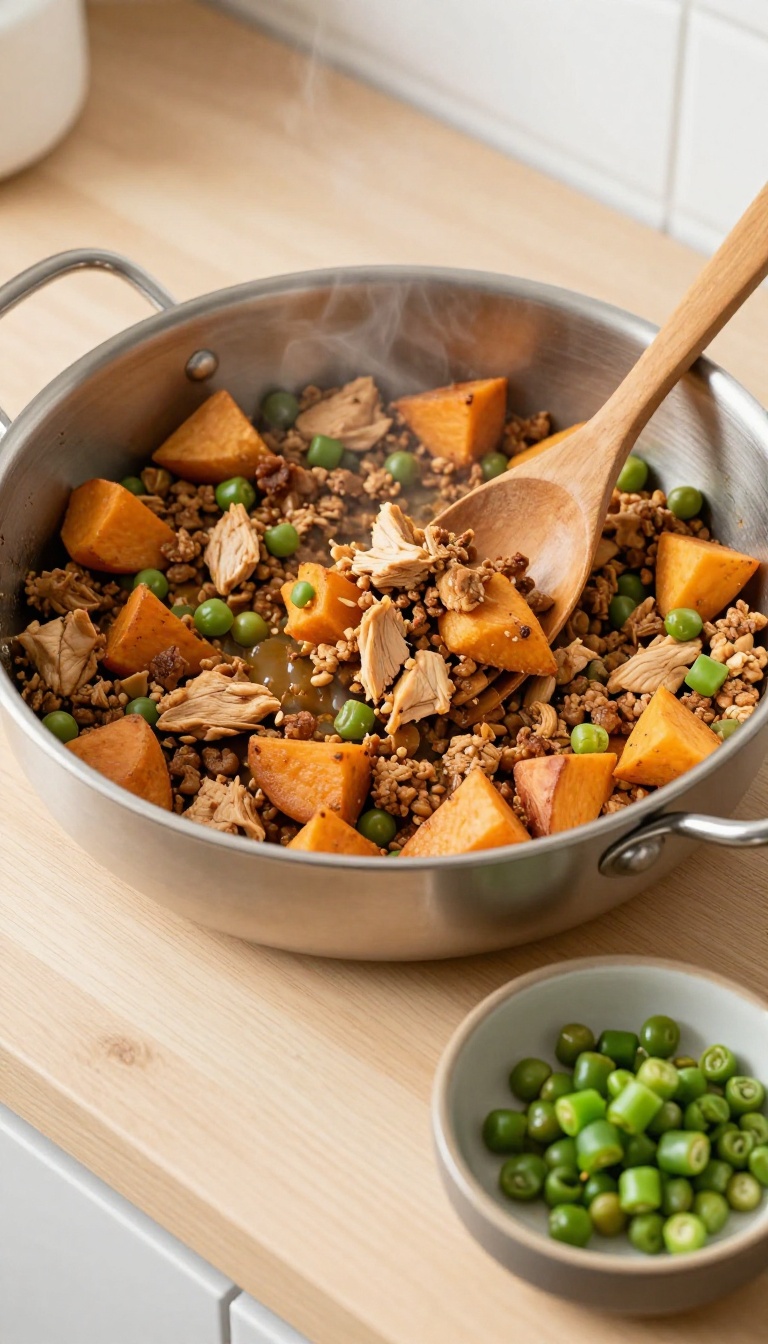2. Ground Chicken and Sweet Potato Hash