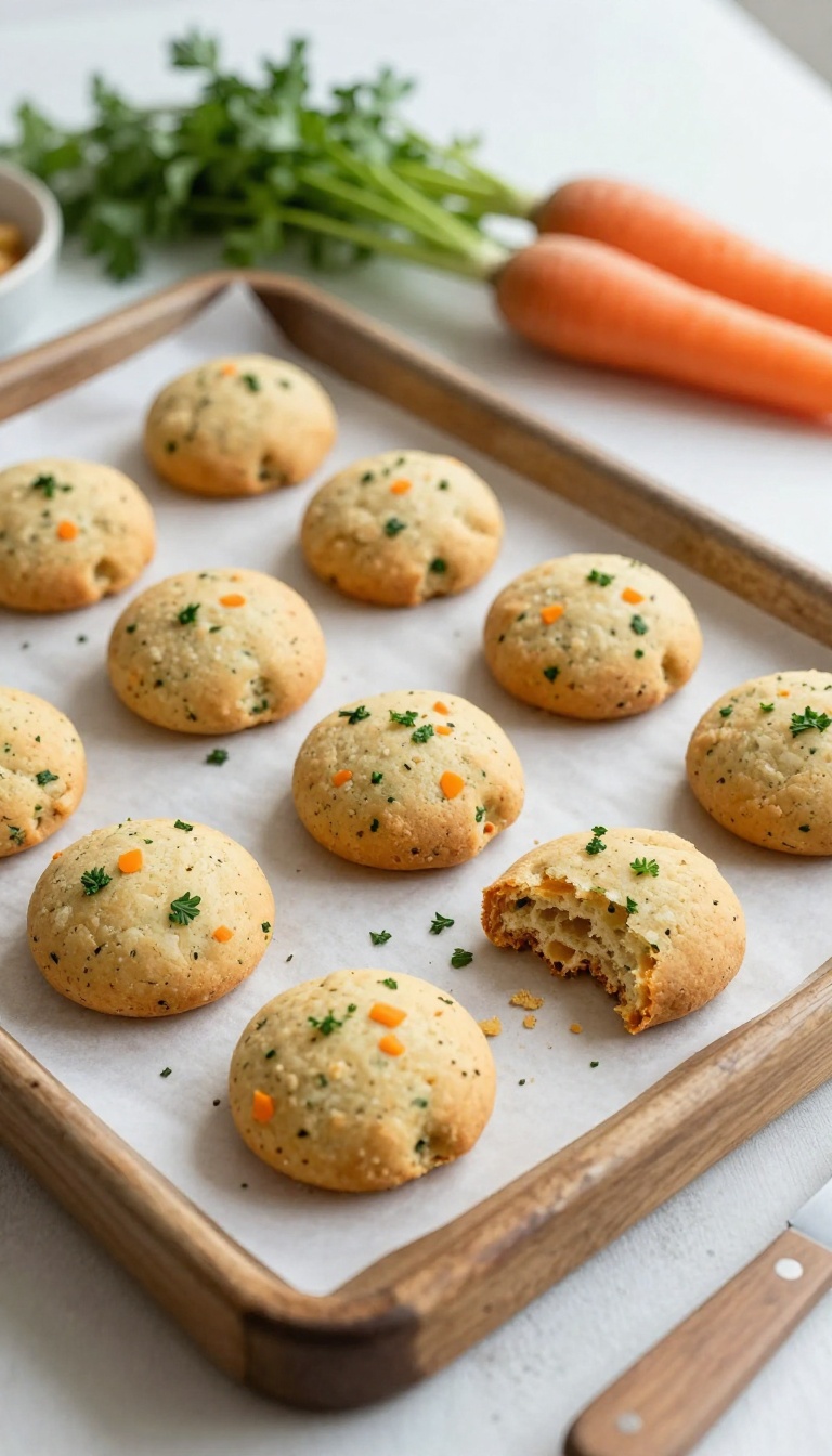 9. Carrot & Parsley Sourdough Breath Fresheners