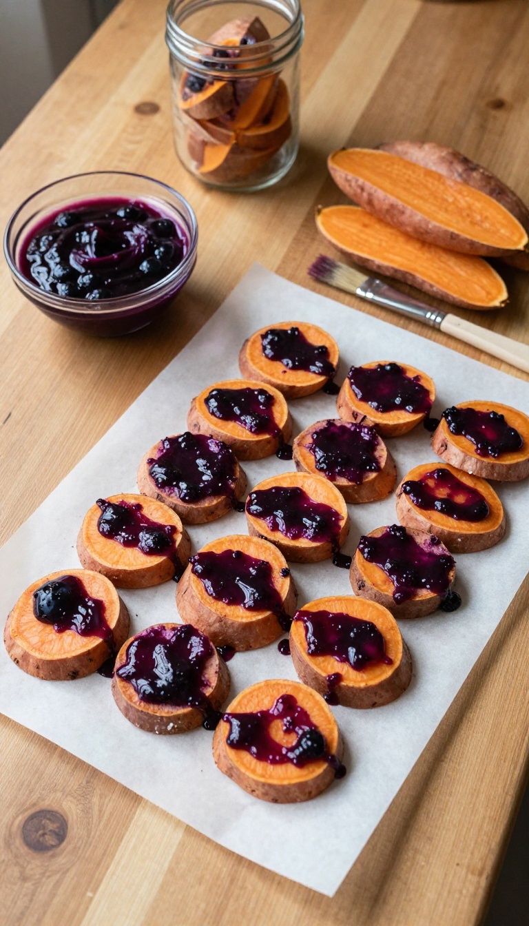 4. Blueberry Sweet Potato Chews