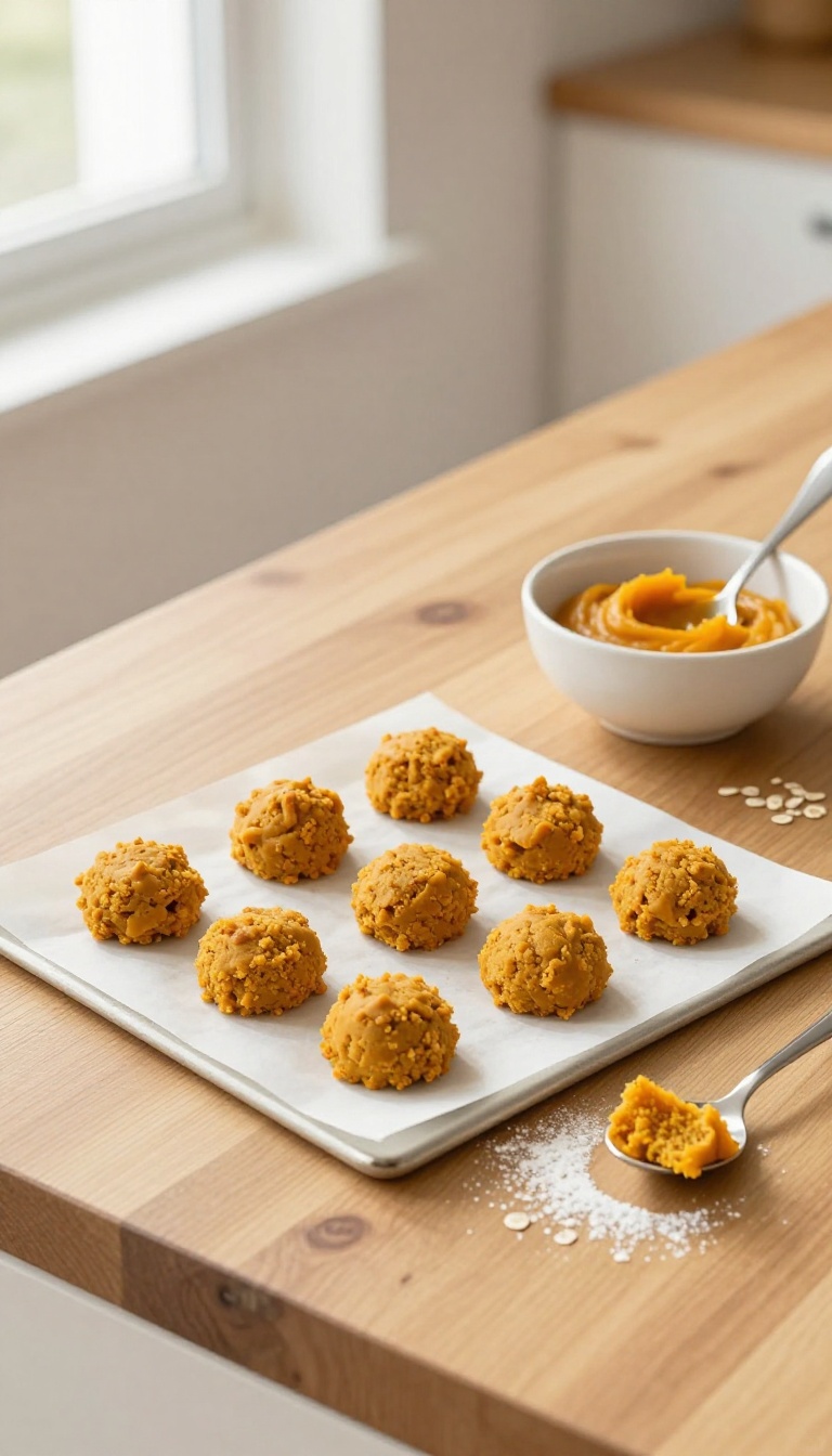 3. Pumpkin & Oatmeal Training Bites