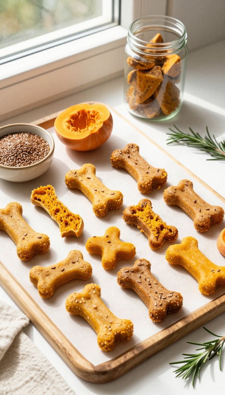 8. Pumpkin and Flaxseed Crunchy Chews