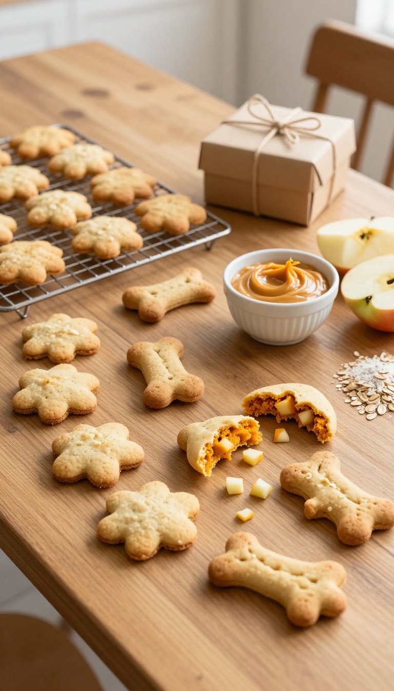 8. Peanut Butter Pumpkin and Apple Cookies