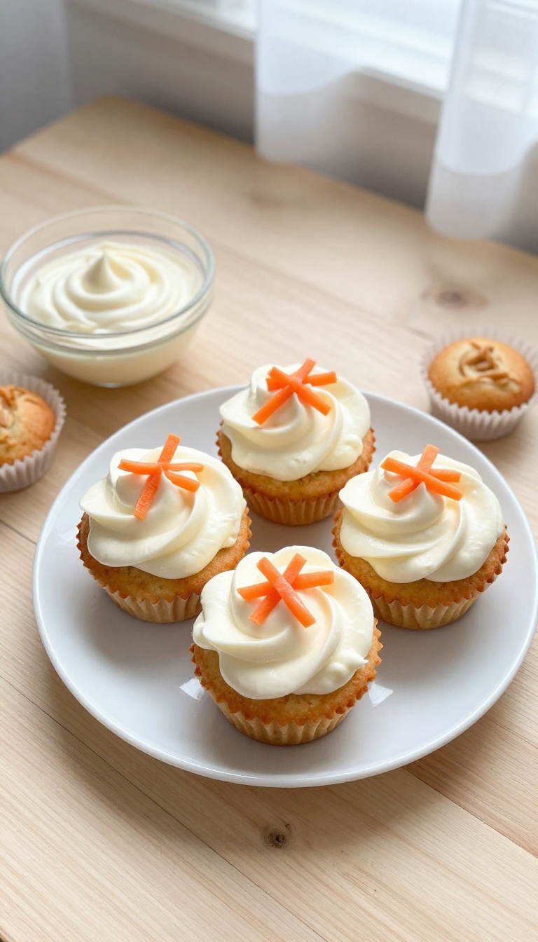 6. Peanut Butter and Carrot Pupcakes
